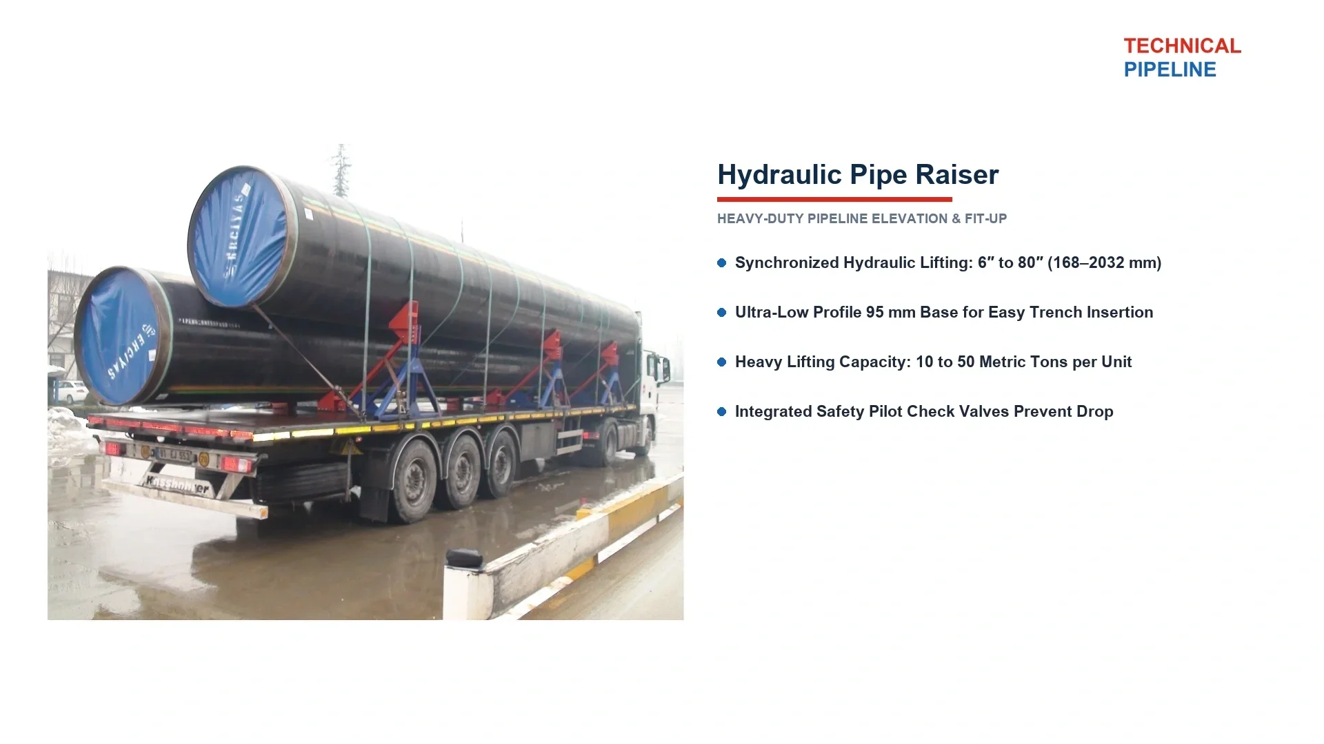 Large-Diameter Pipe Road & Rail Transportation